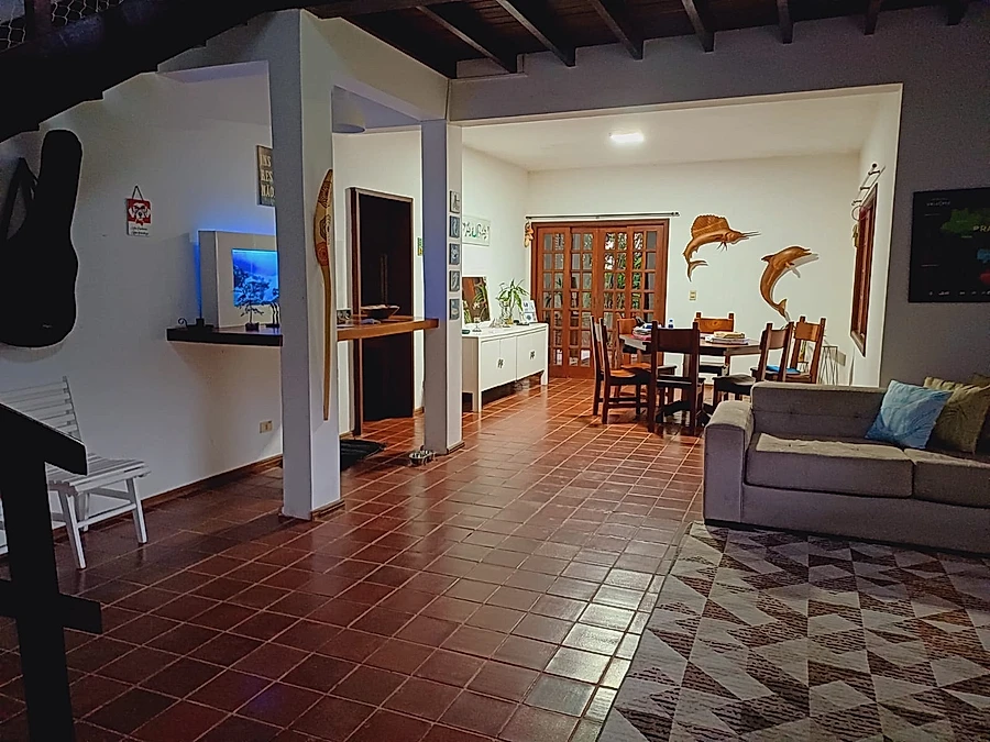 Casarão colonial, 550m da praia, 4dorms (1 suite),  Varanda c/Churrasqueira - foto 2