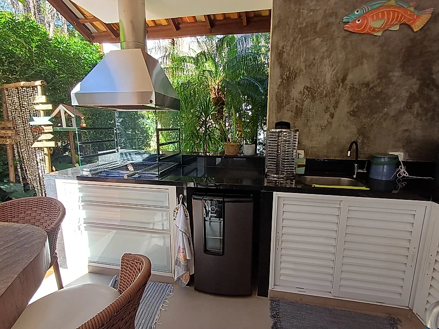 Linda, Decoração de Praia, 5 Dorms (4 Suites) Ar condic., 8 Adults +2 crianças - SPA, Churrasq.,  Reveillon 7d - foto 5