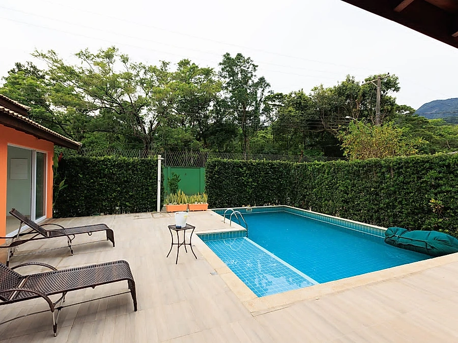 Térrea c/piscina, p/ até 8 pessoas, 4 suites, churrasqueira, 600m da praia - foto 14